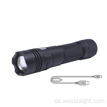 Starkes Licht fokussierbare Outdoor-Taschenlampe LED